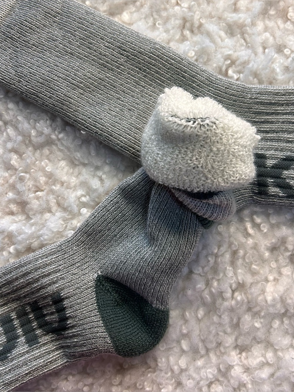 KUIU green and grayish wool socks - Picture 3 of 4